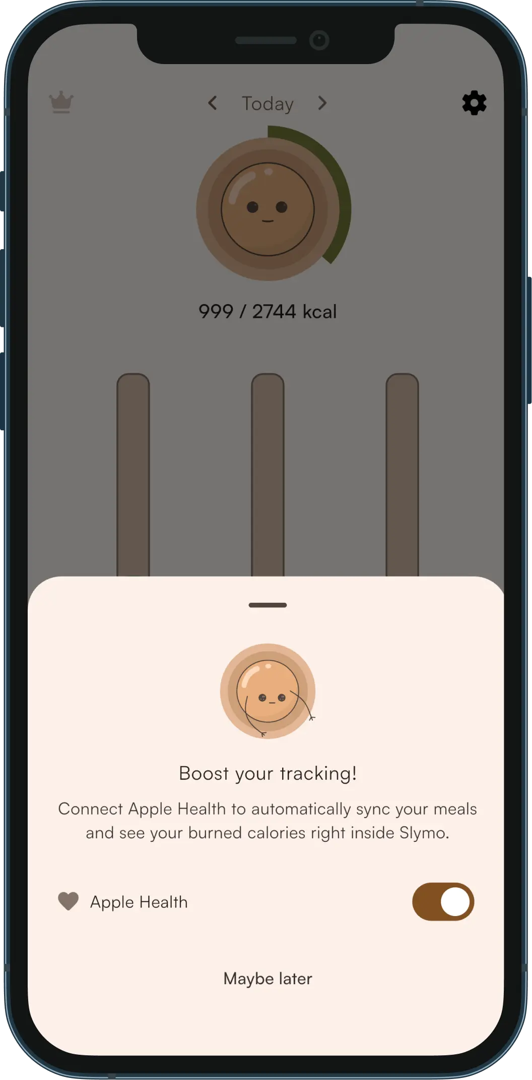 Health integration with Apple Health and Health Connect